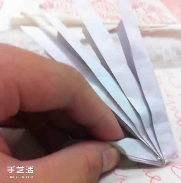 骷髅手骨的折纸方法图解 万圣节恐怖骷髅手折法(图14)