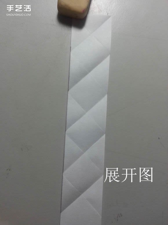 纸武士刀的折法图解 折纸日本刀的方法步骤(图9)