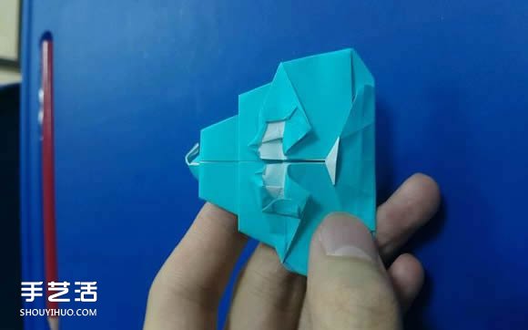 卡通大便折纸图解教程 手工屎的折法步骤图(图21)