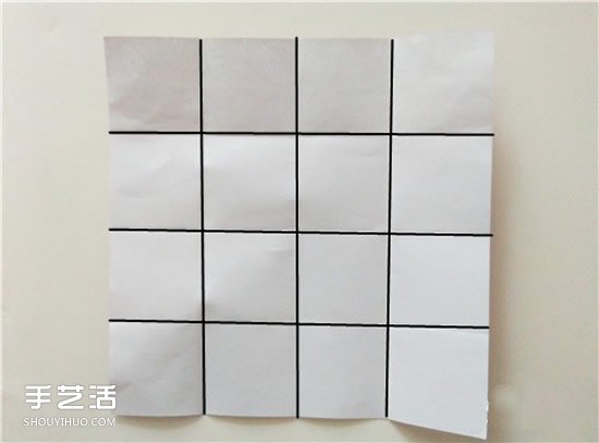 扑克牌方片和红桃花色的折纸方法图解(图2)