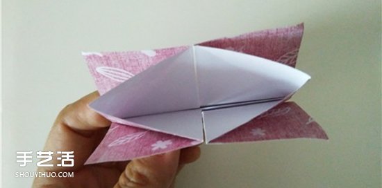 扑克牌方片和红桃花色的折纸方法图解(图8)