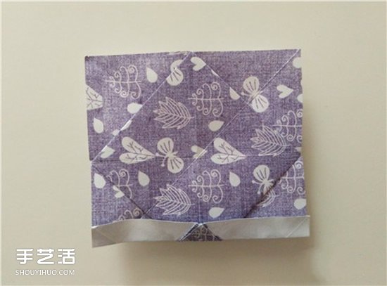 扑克牌黑桃和梅花花色的折纸方法图解(图22)