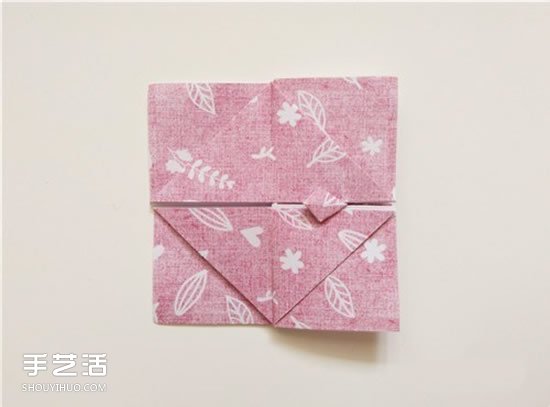 扑克牌方片和红桃花色的折纸方法图解(图10)
