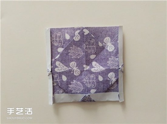 扑克牌黑桃和梅花花色的折纸方法图解(图27)