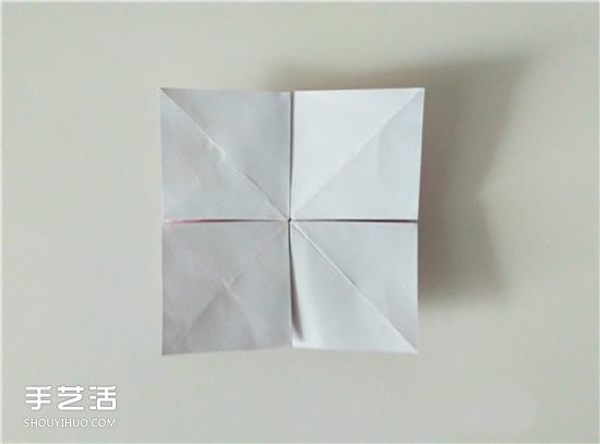 扑克牌方片和红桃花色的折纸方法图解(图17)