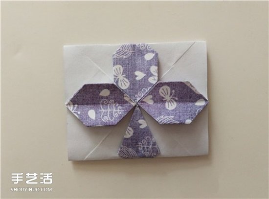 扑克牌黑桃和梅花花色的折纸方法图解(图30)