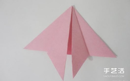 手工折纸桃子步骤图 桃子的折法图解教程(图6)