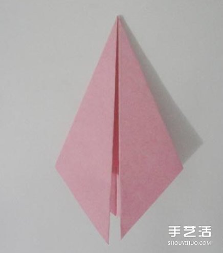 手工折纸桃子步骤图 桃子的折法图解教程(图7)
