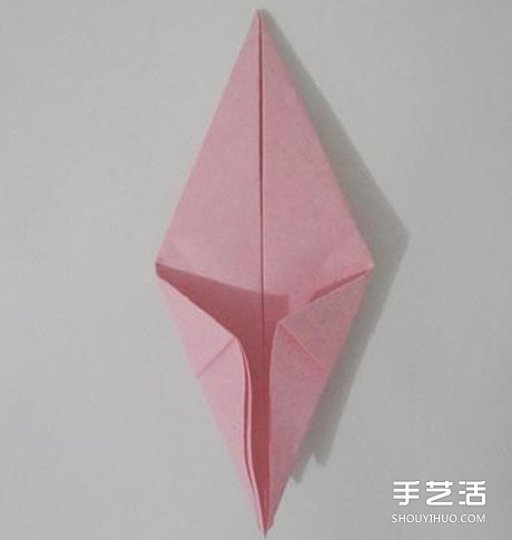 手工折纸桃子步骤图 桃子的折法图解教程(图9)
