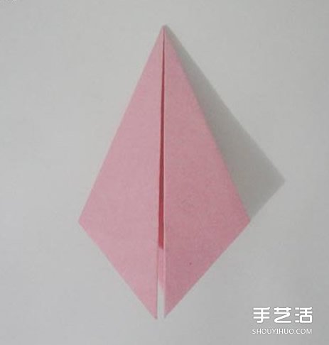 手工折纸桃子步骤图 桃子的折法图解教程(图8)