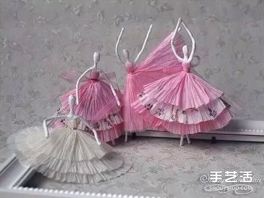 如何用餐巾纸折纸小人 纸巾折芭蕾舞演员的方法 - 诺云双维造物网