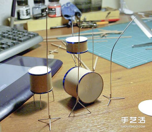 细腻的折纸人偶作品 还组成乐队表演节目哦！(图4)