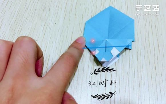 精灵球制作方法教程 手工折精灵球的折法图解(图28)