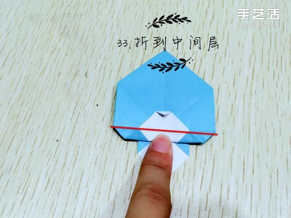 精灵球制作方法教程 手工折精灵球的折法图解(图29)
