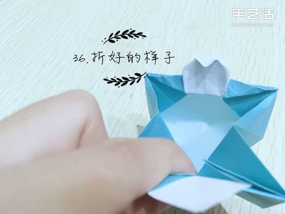 精灵球制作方法教程 手工折精灵球的折法图解(图32)
