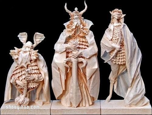 埃里克·乔塞尔Eric Joisel折纸作品欣赏(图5)