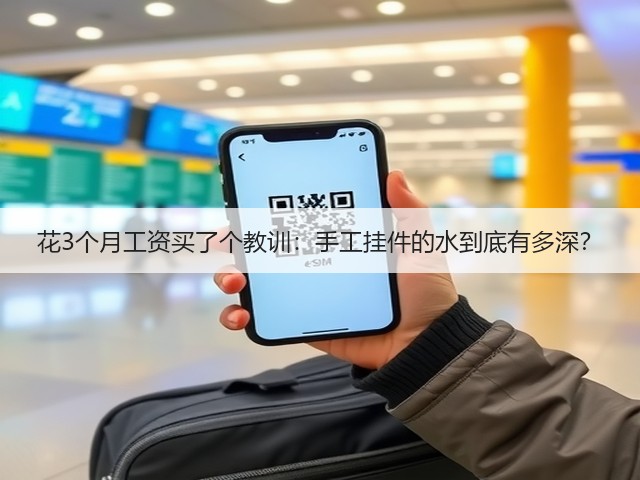 花3个月工资买了个教训：手工挂件的水到底有多深？(图1)