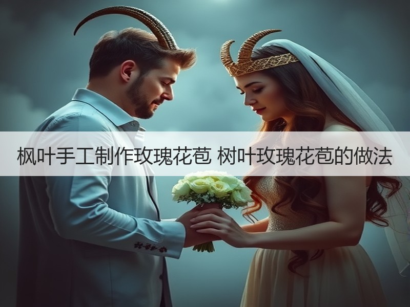 枫叶手工制作玫瑰花苞 树叶玫瑰花苞的做法 - 诺云双维造物网