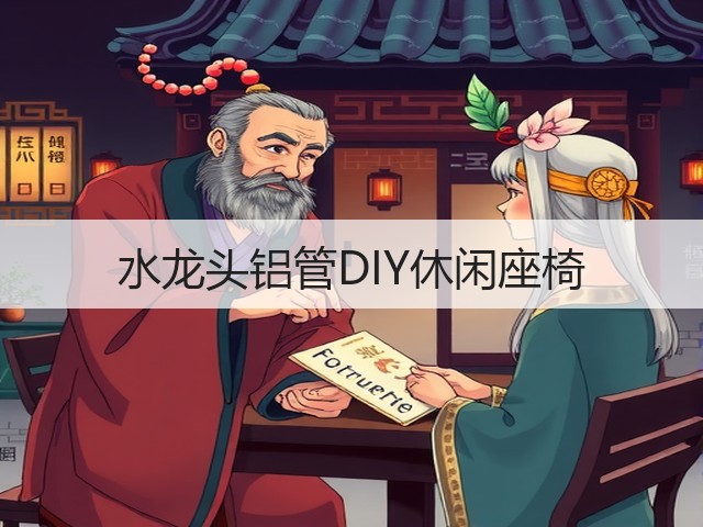 水龙头铝管DIY休闲座椅(图2)
