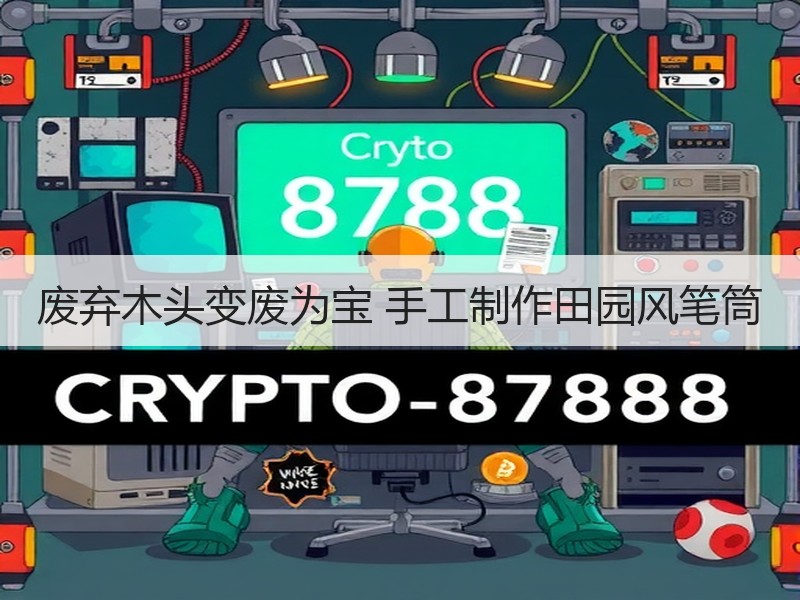 废弃木头变废为宝 手工制作田园风笔筒 - 诺云双维造物网