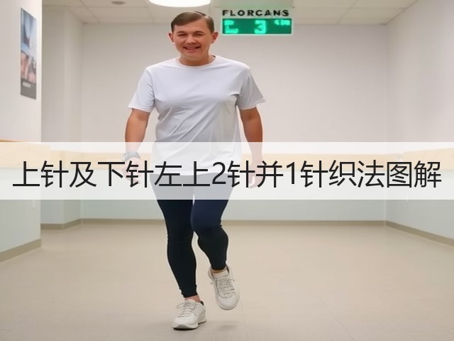 上针及下针左上2针并1针织法图解(图3)