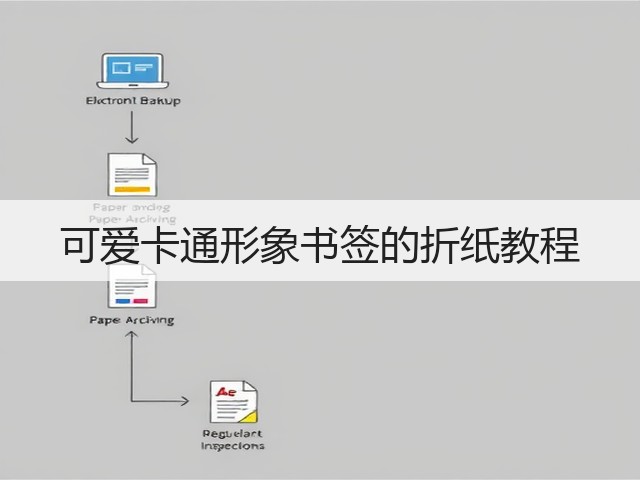 可爱卡通形象书签的折纸教程(图1)