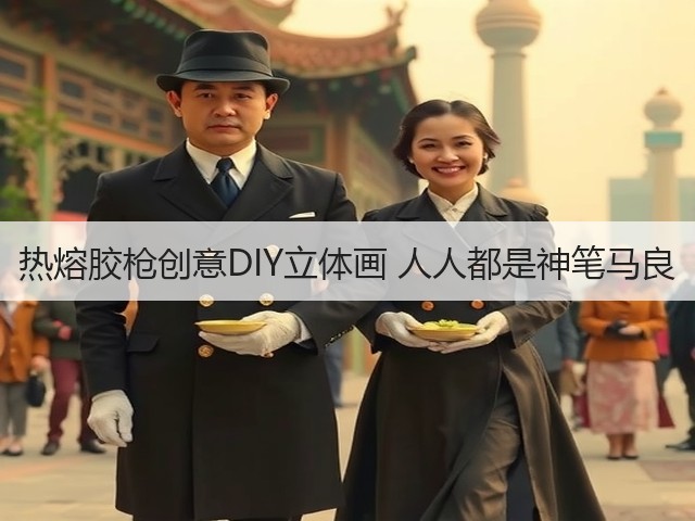 热熔胶枪创意DIY立体画 人人都是神笔马良(图3)