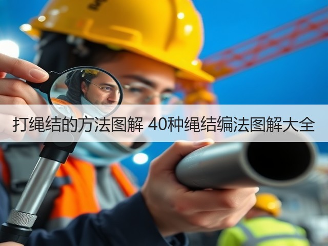 打绳结的方法图解 40种绳结编法图解大全(图1)