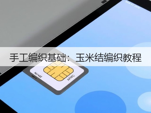 手工编织基础：玉米结编织教程(图2)