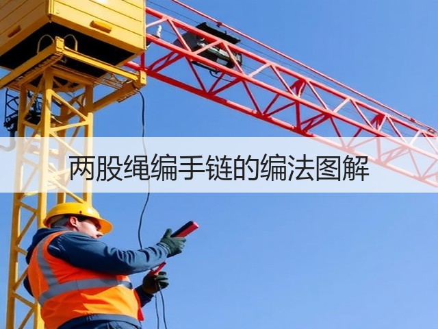 两股绳编手链的编法图解(图2)