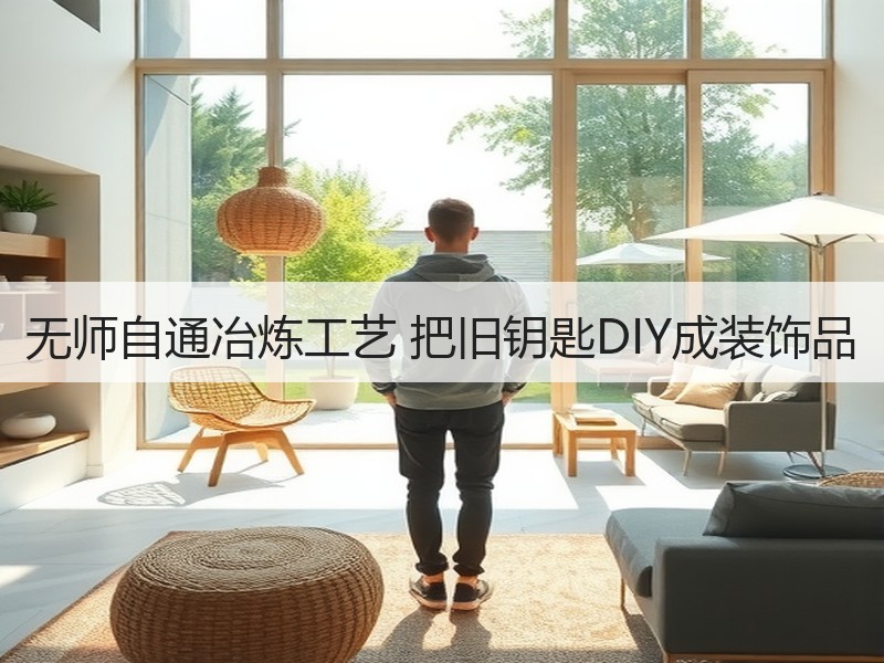 无师自通冶炼工艺 把旧钥匙DIY成装饰品 - 诺云双维造物网