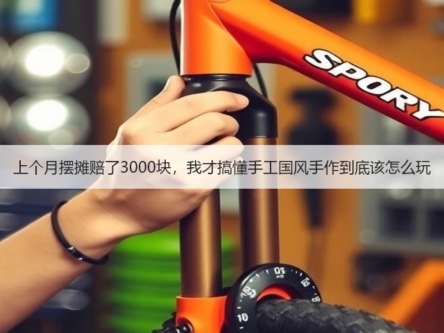 上个月摆摊赔了3000块，我才搞懂手工国风手作到底该怎么玩(图2)