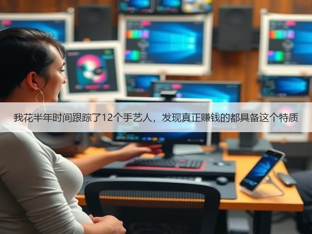 我花半年时间跟踪了12个手艺人，发现真正赚钱的都具备这个特质(图1)