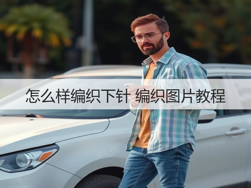 怎么样编织下针 编织图片教程 - 诺云双维造物网