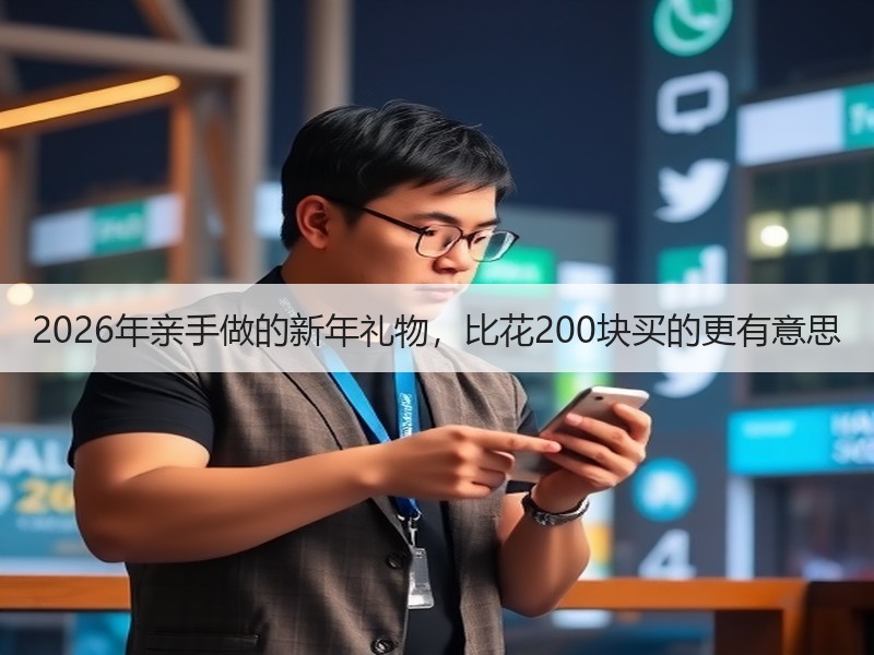 2026年亲手做的新年礼物，比花200块买的更有意思 - 诺云双维造物网