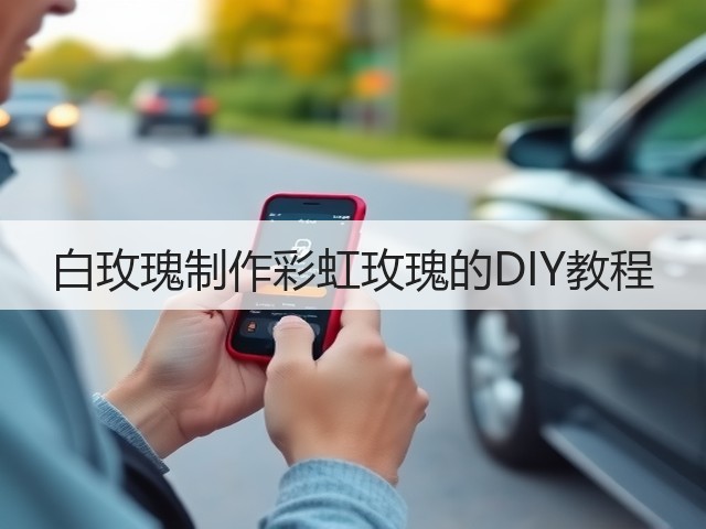 白玫瑰制作彩虹玫瑰的DIY教程(图2)