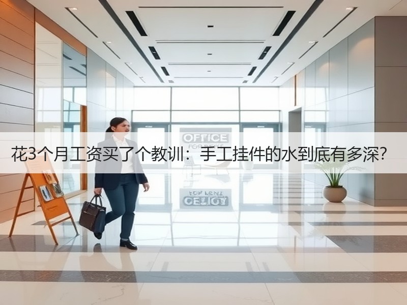花3个月工资买了个教训：手工挂件的水到底有多深？ - 诺云双维造物网