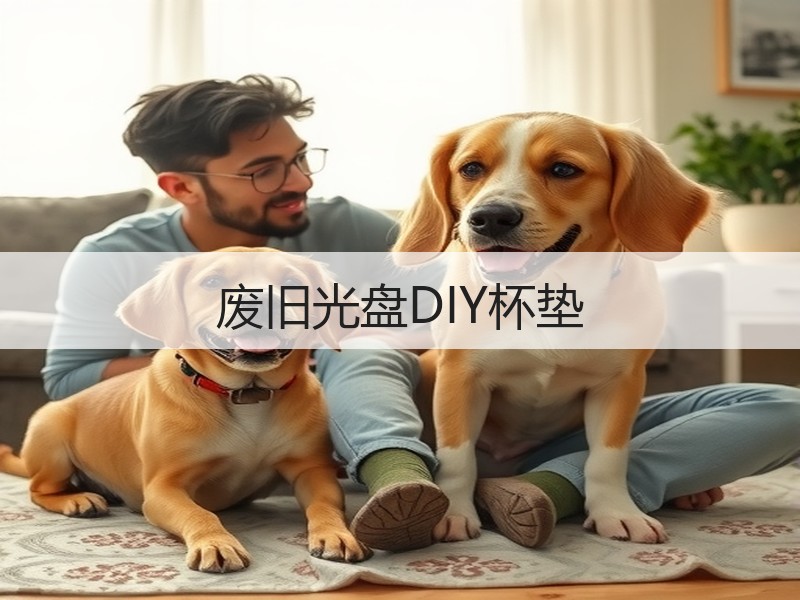 废旧光盘DIY杯垫 - 诺云双维造物网