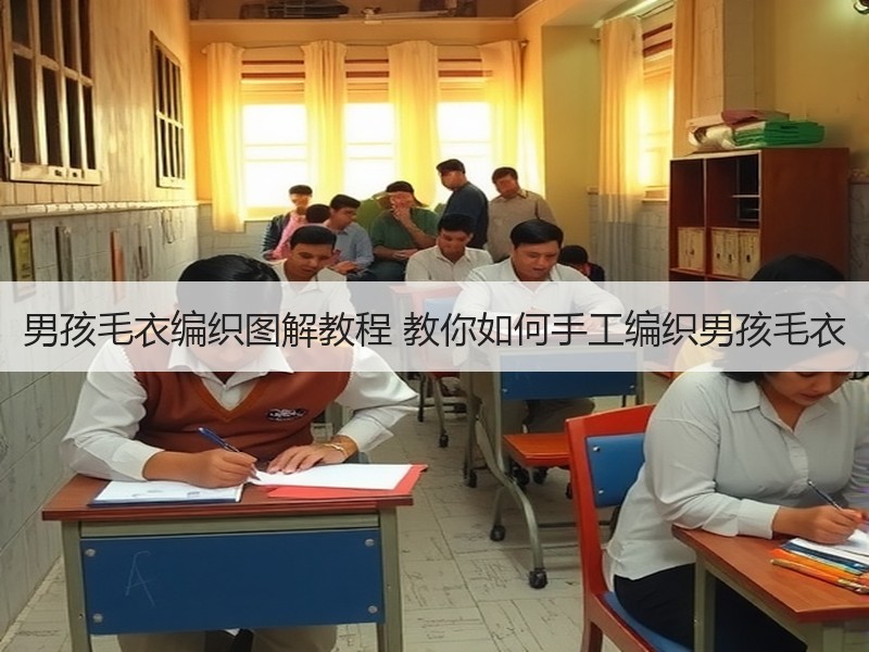 男孩毛衣编织图解教程 教你如何手工编织男孩毛衣 - 诺云双维造物网
