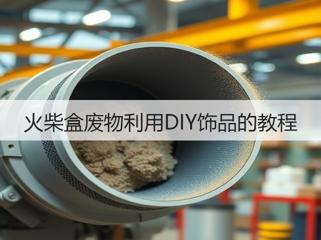 火柴盒废物利用DIY饰品的教程(图1)