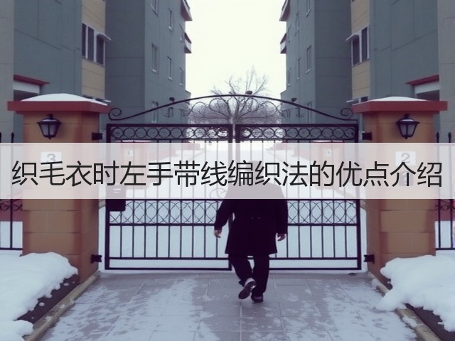 织毛衣时左手带线编织法的优点介绍(图1)