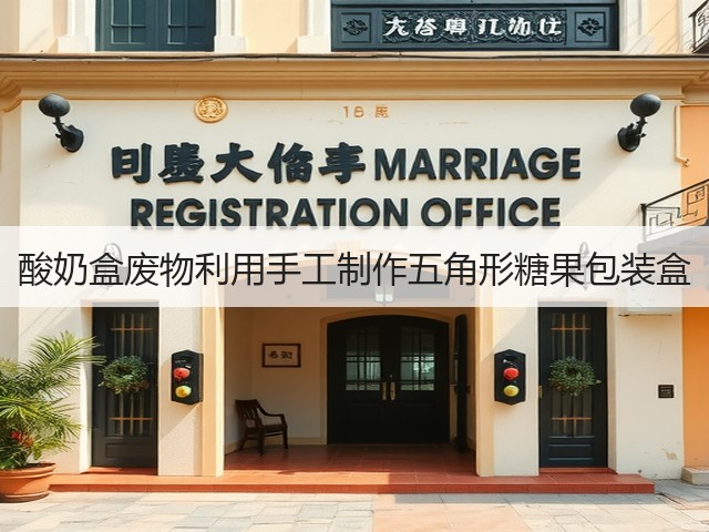 酸奶盒废物利用手工制作五角形糖果包装盒(图3)