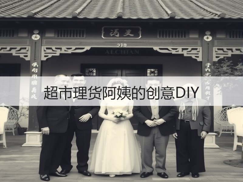超市理货阿姨的创意DIY - 诺云双维造物网