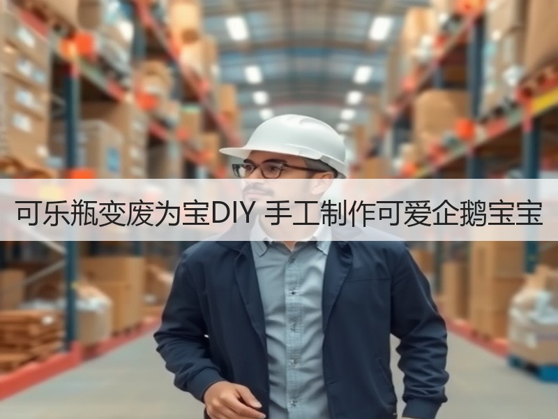 可乐瓶变废为宝DIY 手工制作可爱企鹅宝宝 - 诺云双维造物网