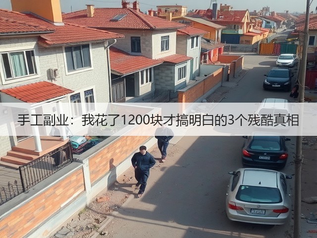 手工副业：我花了1200块才搞明白的3个残酷真相(图3)