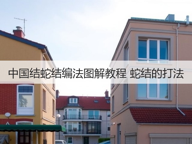 中国结蛇结编法图解教程 蛇结的打法(图2)