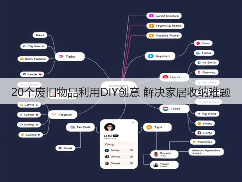 20个废旧物品利用DIY创意 解决家居收纳难题 - 诺云双维造物网