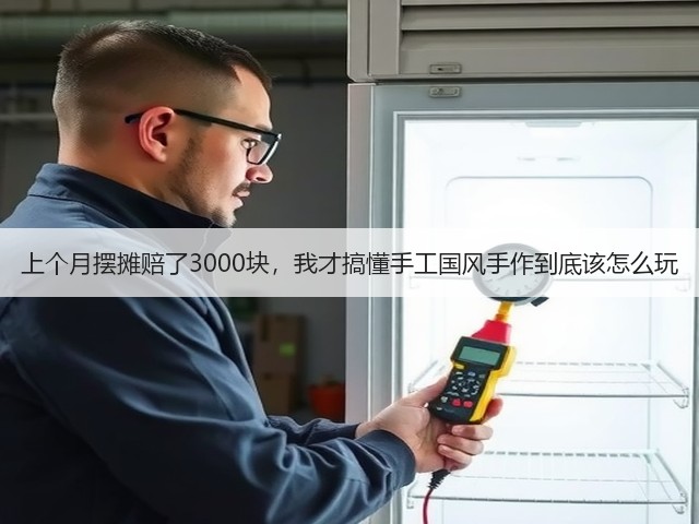 上个月摆摊赔了3000块，我才搞懂手工国风手作到底该怎么玩(图1)