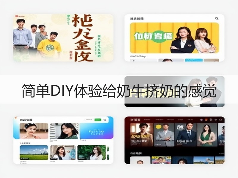 简单DIY体验给奶牛挤奶的感觉 - 诺云双维造物网