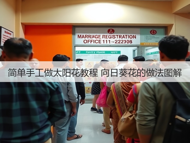 简单手工做太阳花教程 向日葵花的做法图解 - 诺云双维造物网